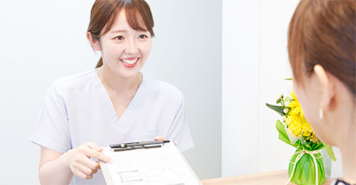 受付・問診の記入